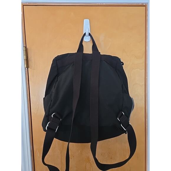Kipling Large Backpack Purse Bookbag Black Color 12x12x5 - Picture 3 of 8
